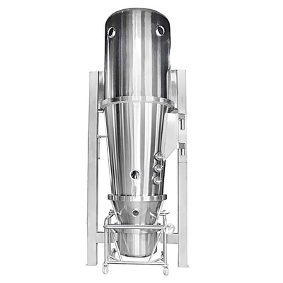 2500kg / H Vertical Fluid Granulator Dryer เครื่องทำความร้อนด้วยไอน้ำ