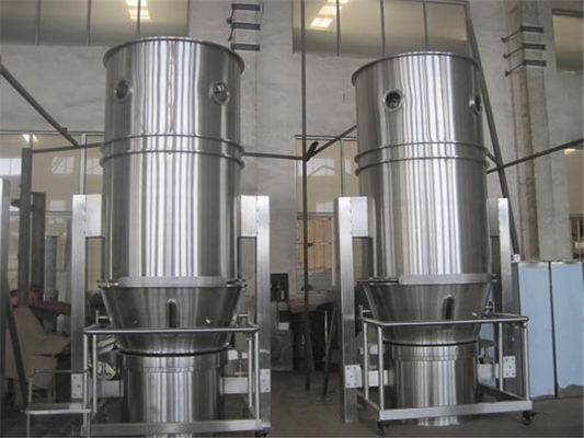 1.5m3 / นาที 6200mm FG Vertical Fluidized Bed Dryer