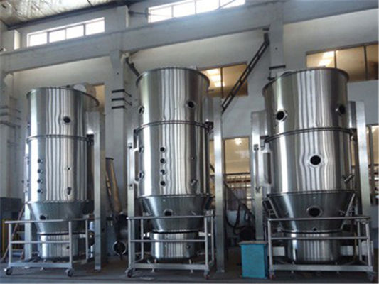 แนวตั้ง 11rpm 45kW GFG Fluid Bed Dryer Machine